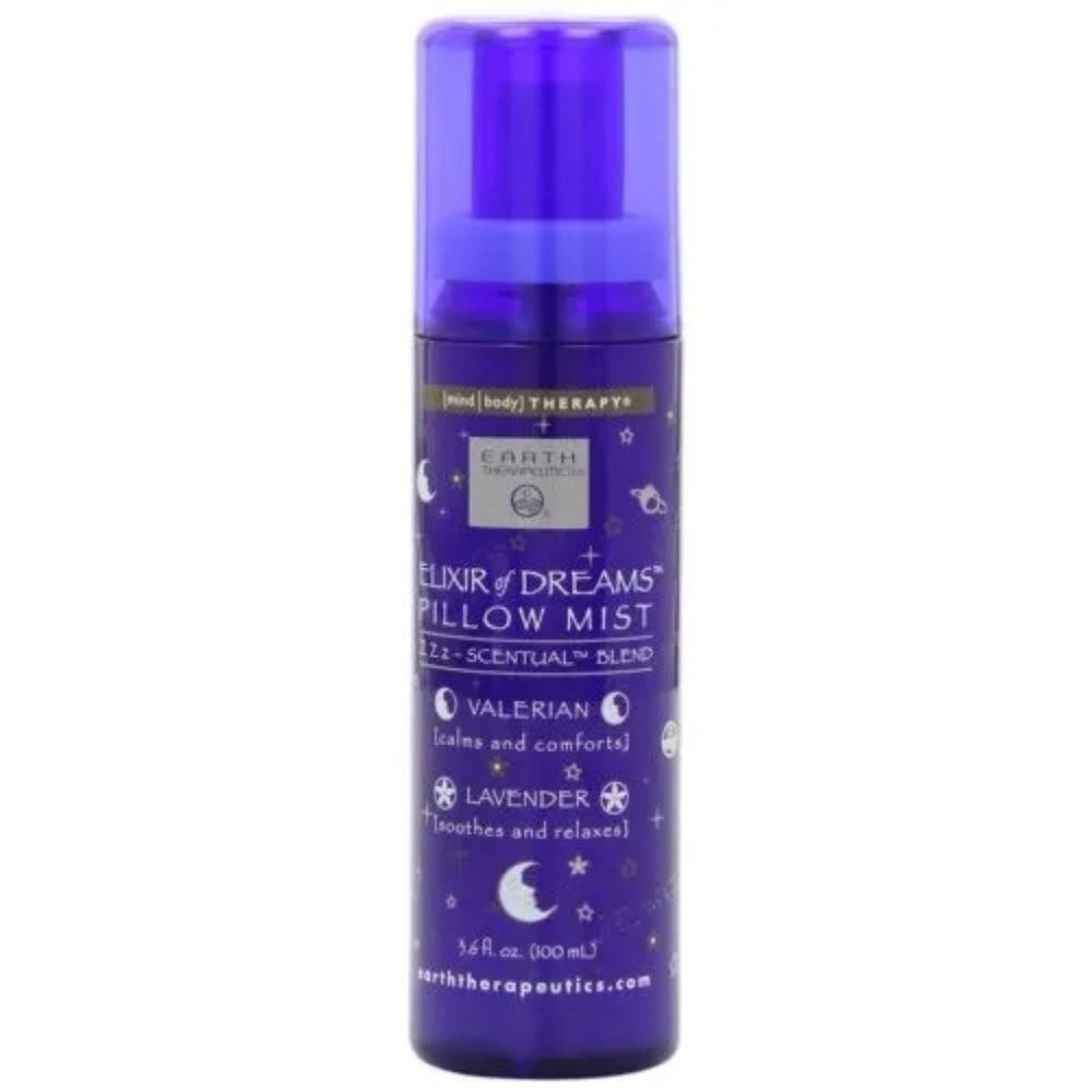 Earth Therapeutics Elixir of Dreams Pillow Mist Valerian & Lavender